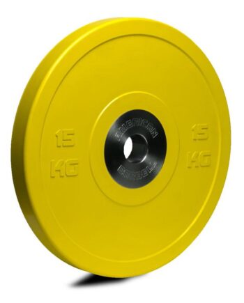 American Barbell Color Pro Bumper Plate 15 Kg
