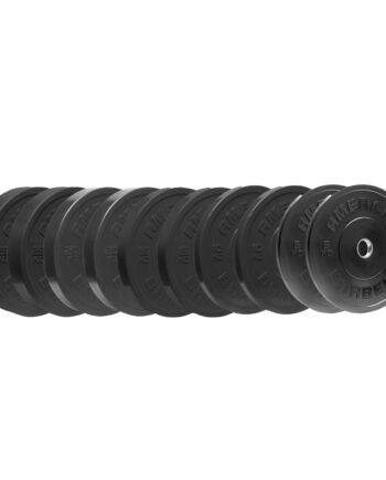 American Barbell 150 Kg Black Sport Bumper Plate Pakke