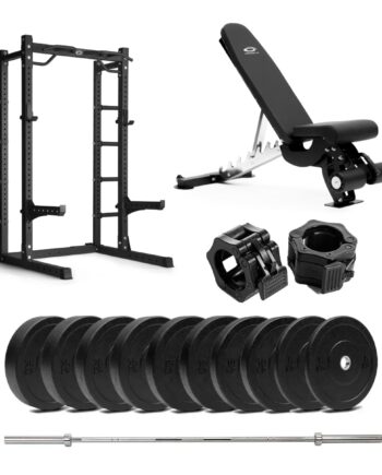 Hr 500 Half Rack Bumper Med Bænk   110 Kg
