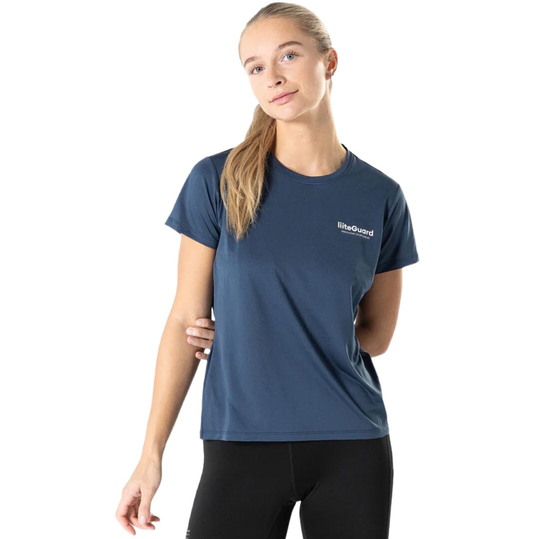 Liiteguard Ground Tech -shirt Women Navy Blue