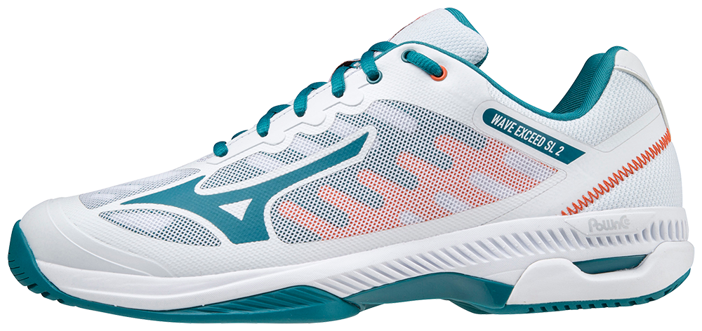 Mizuno Wave Exceed Sl    Ac  Padelsko  White Harborblue Firecracker  45