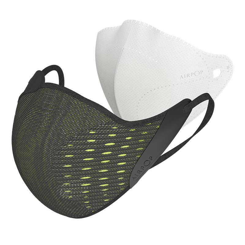 Airpop Active Sport Mundbind Sort Grøn