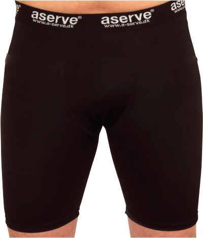 Aserve Kompressionsshorts Sort -large