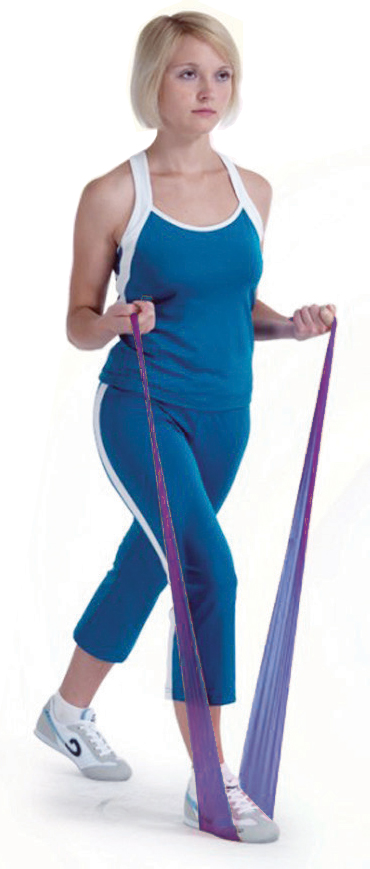 Aserve Latexfri Træningselastik Super Heavy Violet 5m
