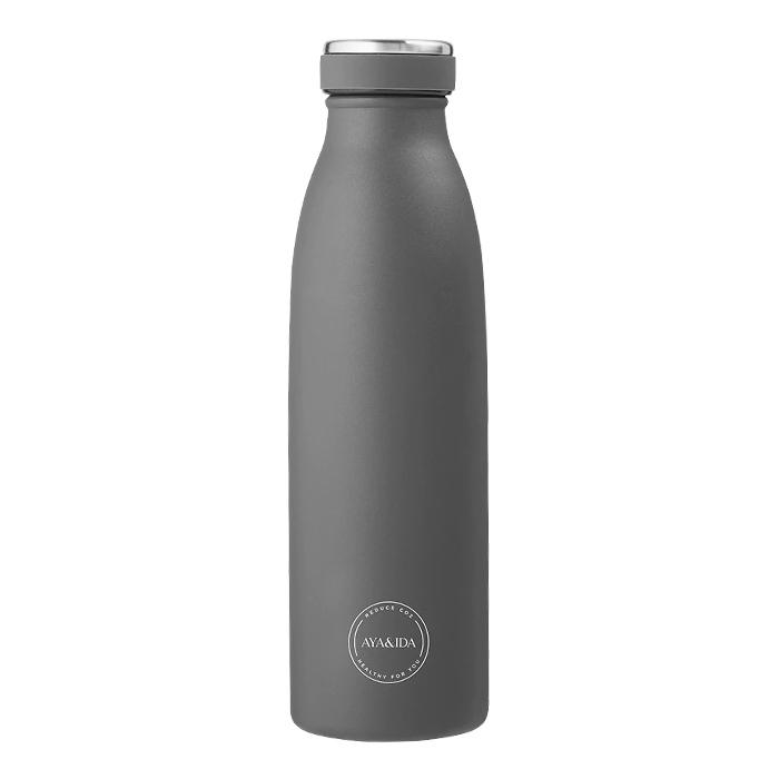 Aya Ida Drikkeflaske 500 Ml Dark Grey