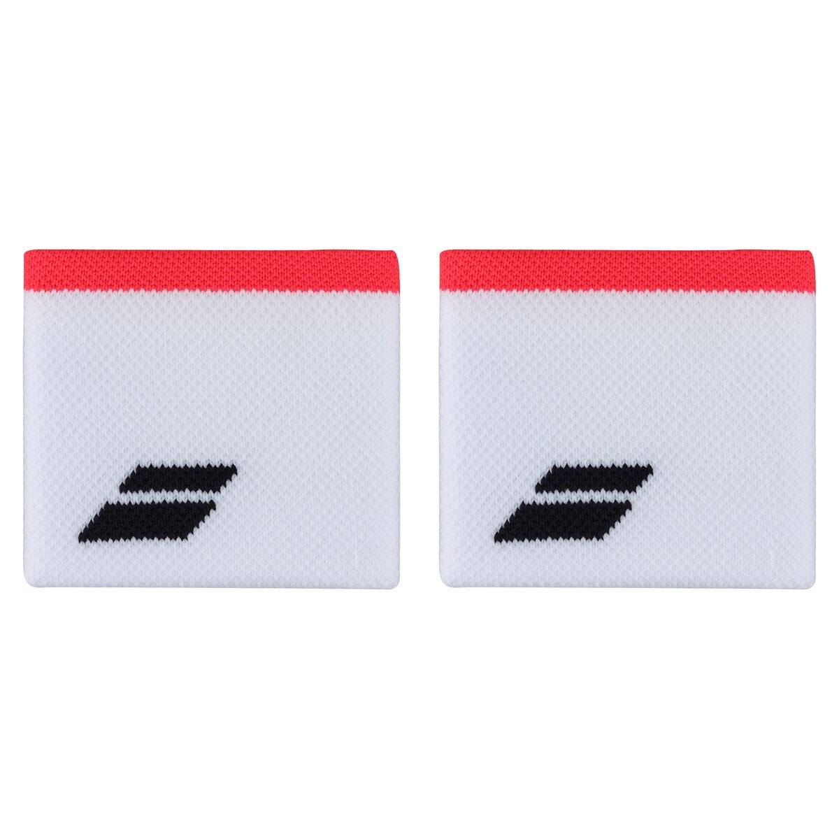 Babolat Logo Wristbands   -pak  Hvid Rød