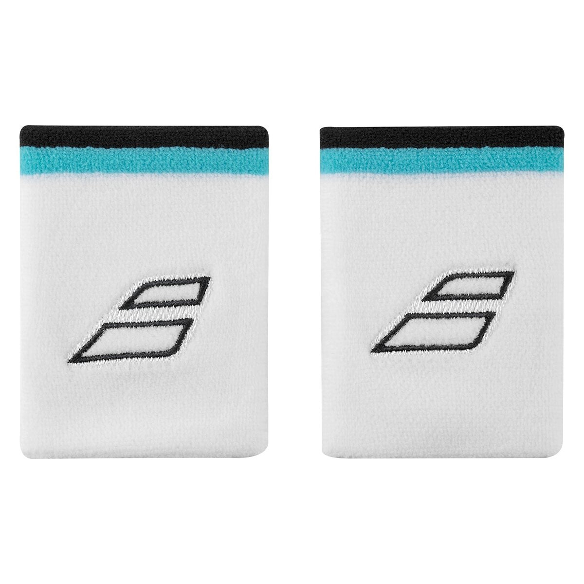 Babolat Terry Jumbo Wristbands   -pak  Hvid Blå