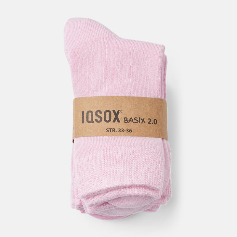 Bambus Børnesokker Pink    Par  Pink Str  29-32
