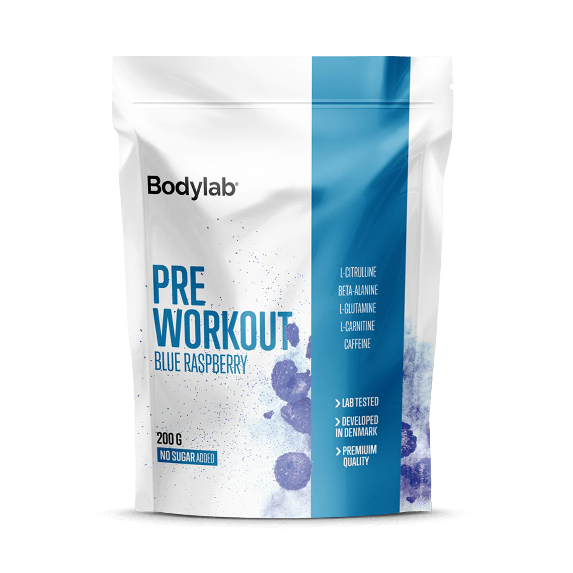 Bodylab Pre Workout Blue Raspberry 200g