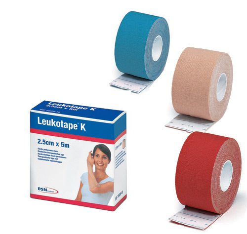 Bsn Kinesiologi Tape 5cm 5m Rød