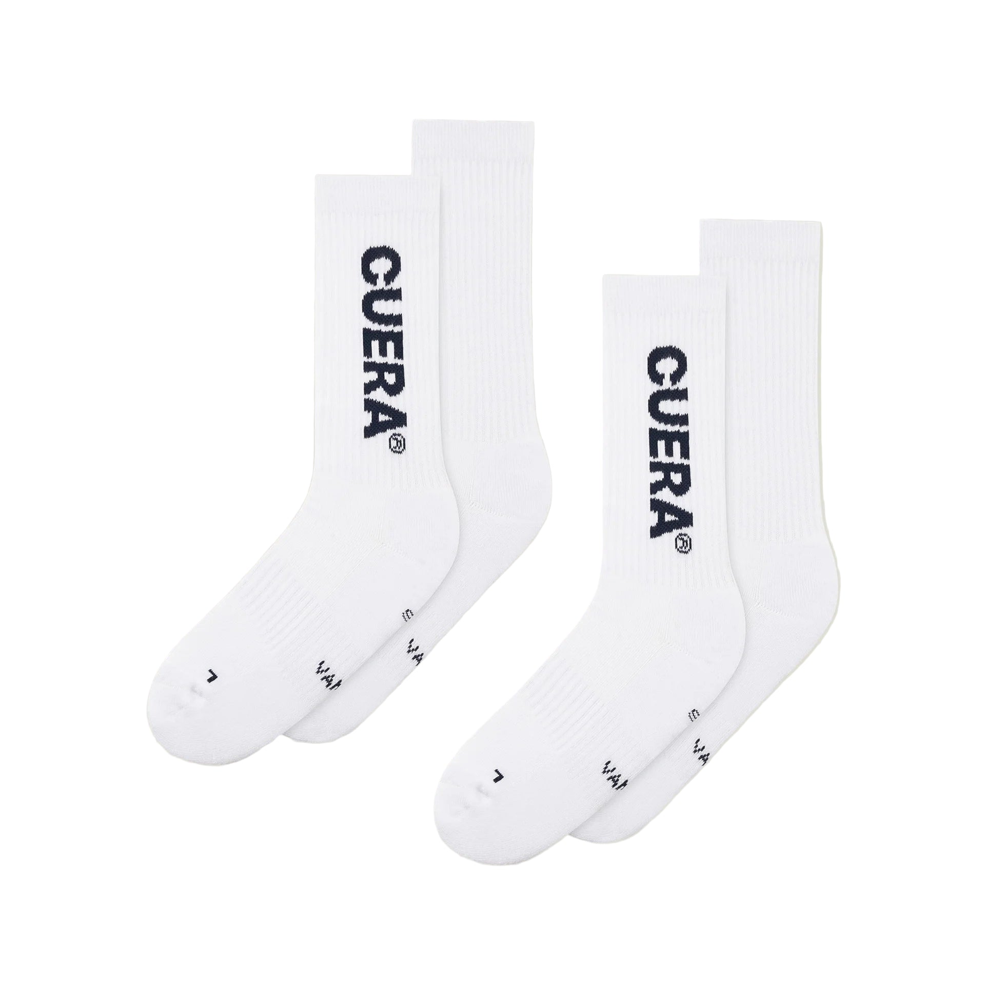 Cuera Padel Strømper   -pak  White Navy  36-40