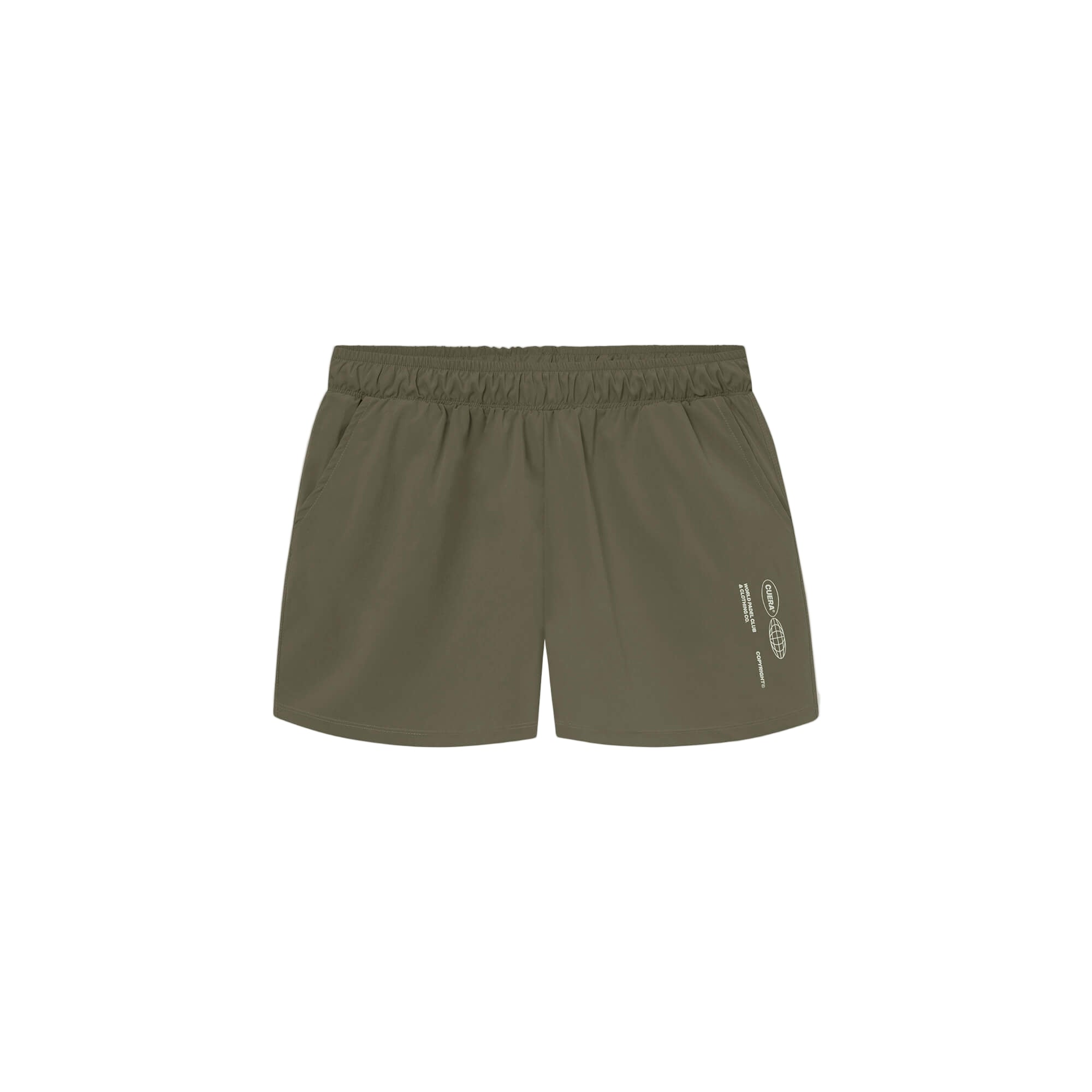 Cuera Womens Active Globe Shorts  Army  Xs