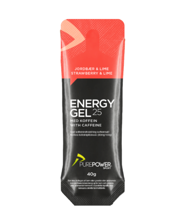 Energy Gel Koffein Jordbær Lime 40