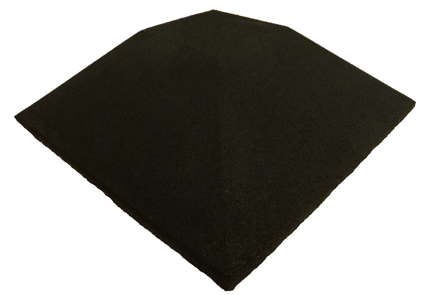 Ergofloor Ergoplay Impact Gummifliser Faldunderlag Hjørne 500x500x90 Mm Sort