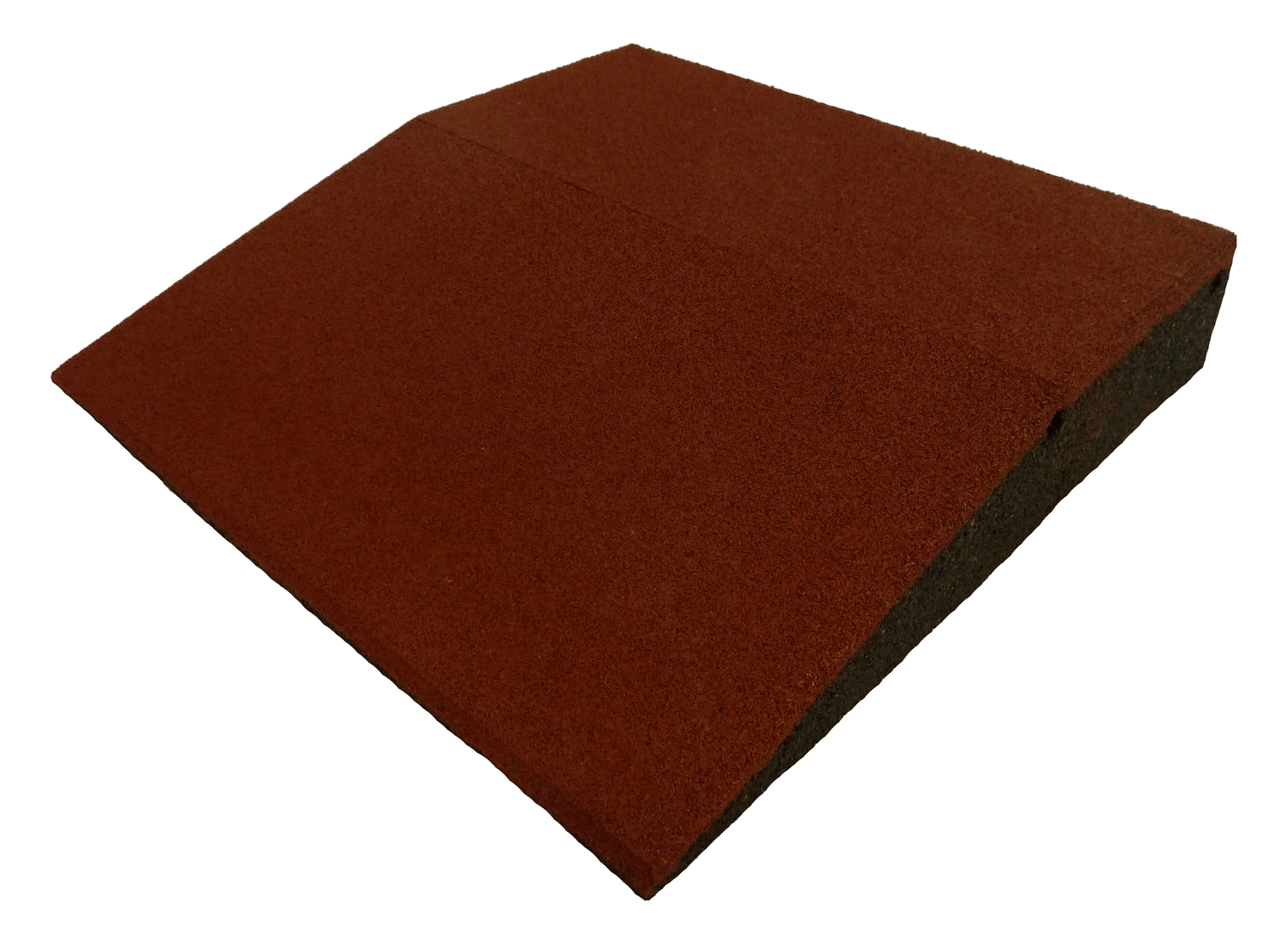Ergofloor Ergoplay Impact Gummifliser Faldunderlag Rampe 500x500x90 Mm Rød