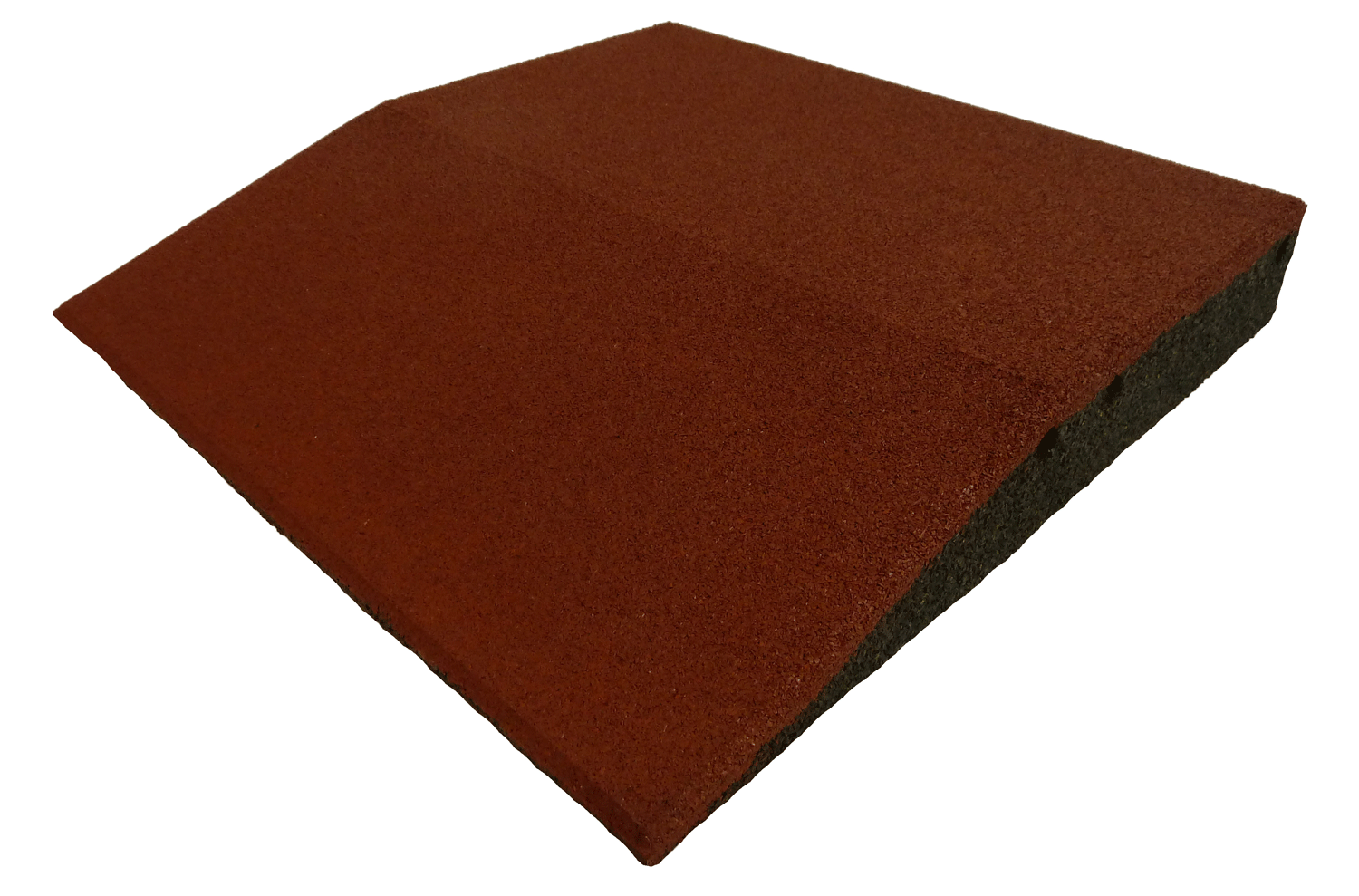 Ergofloor Ergoplay Impact Gummifliser Faldunderlag Rampe 500x500x75 Mm Rød