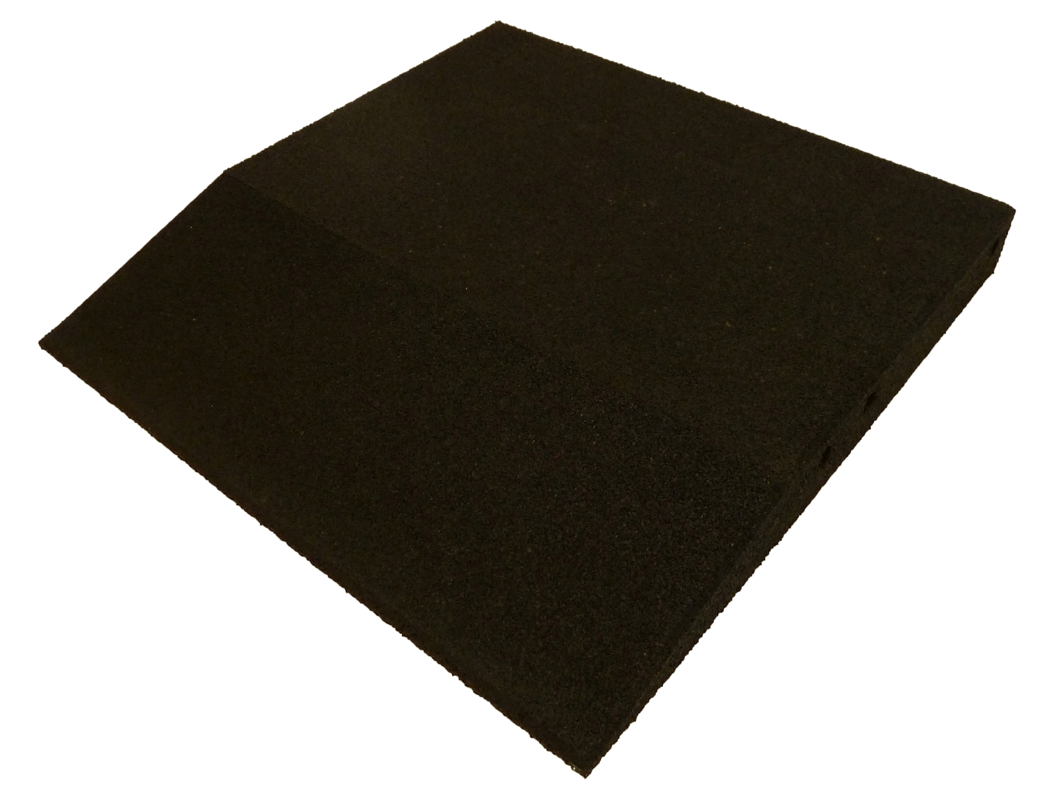 Ergofloor Ergoplay Impact Gummifliser Faldunderlag Rampe 500x500x75 Mm Sort