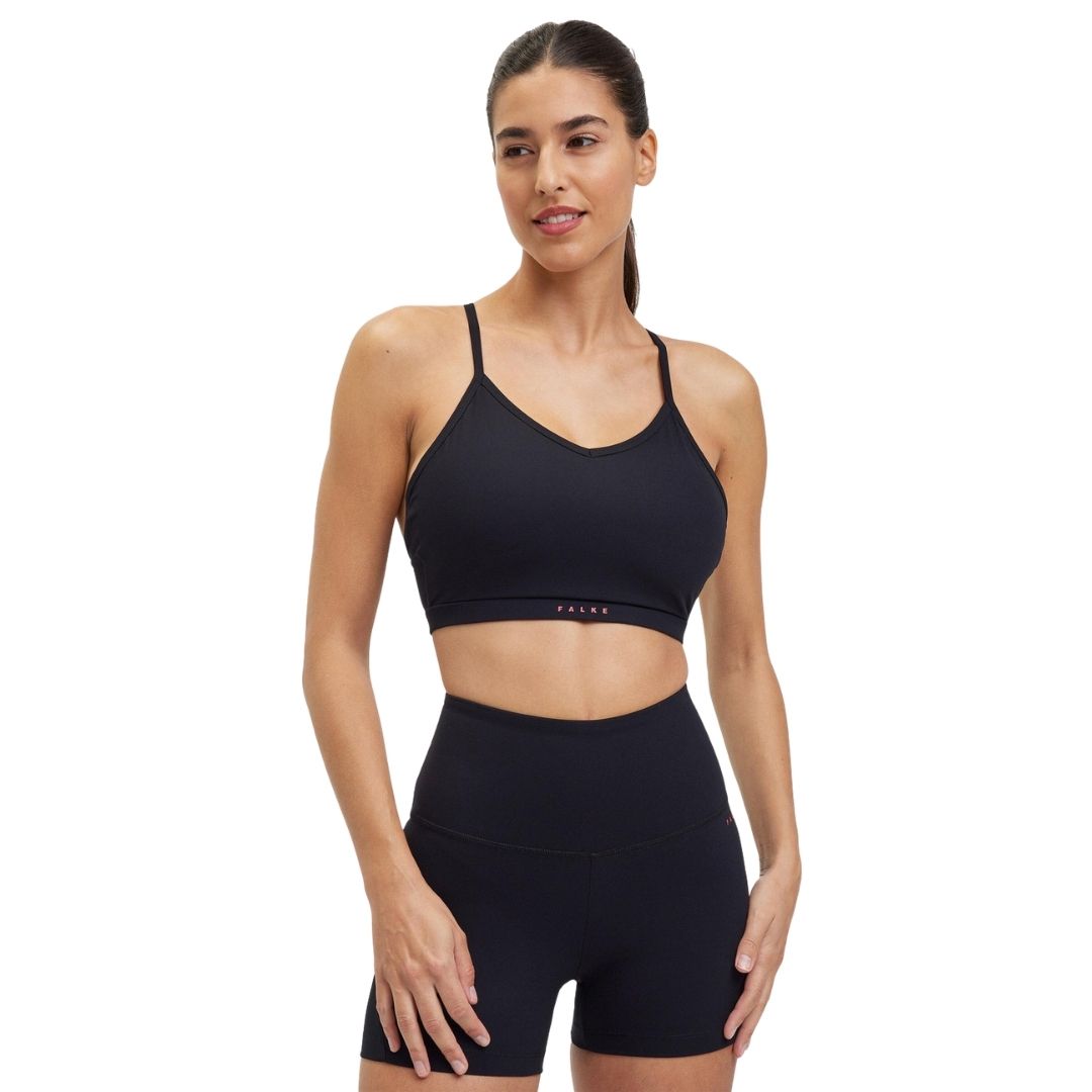 Falke Women Training Sports-bh  Black