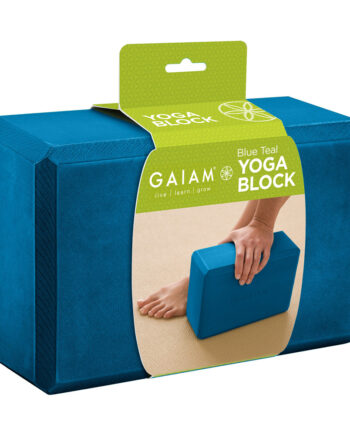 Gaiam Yogablok Teal Blå