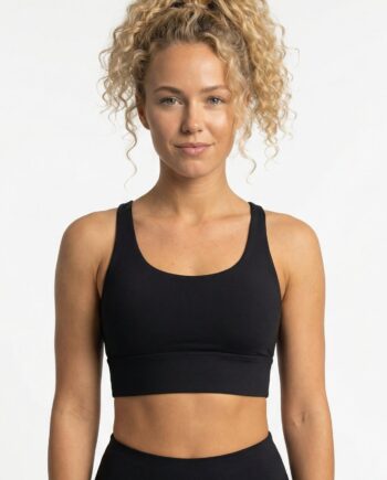 Lea Crossback Sports Bh Black Small   Black