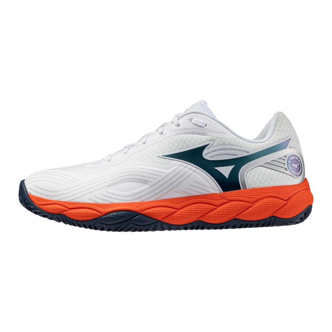 Mizuno Wave Enforce Court   Cc      White Insignia Blue Orange  40