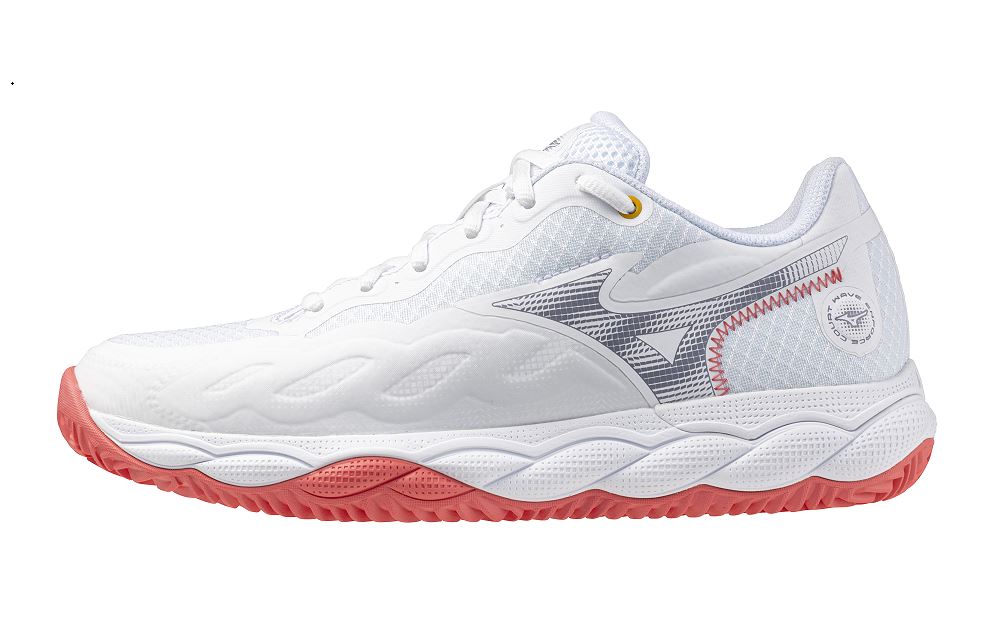Mizuno Wave Enforce Court Cc      White Blue Granite Calypso Core  37