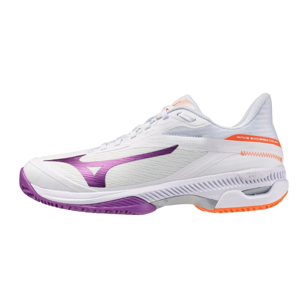 Mizuno Wave Exceed Court Cc      White Dahlia Lava Orange  36