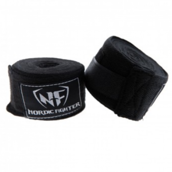Nordic Fighter Cotton Hand Wraps Sort 5m