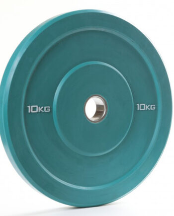 Nordic Fighter Farvet Bumper Vægtskiver 10kg   50mm Grøn    Stk