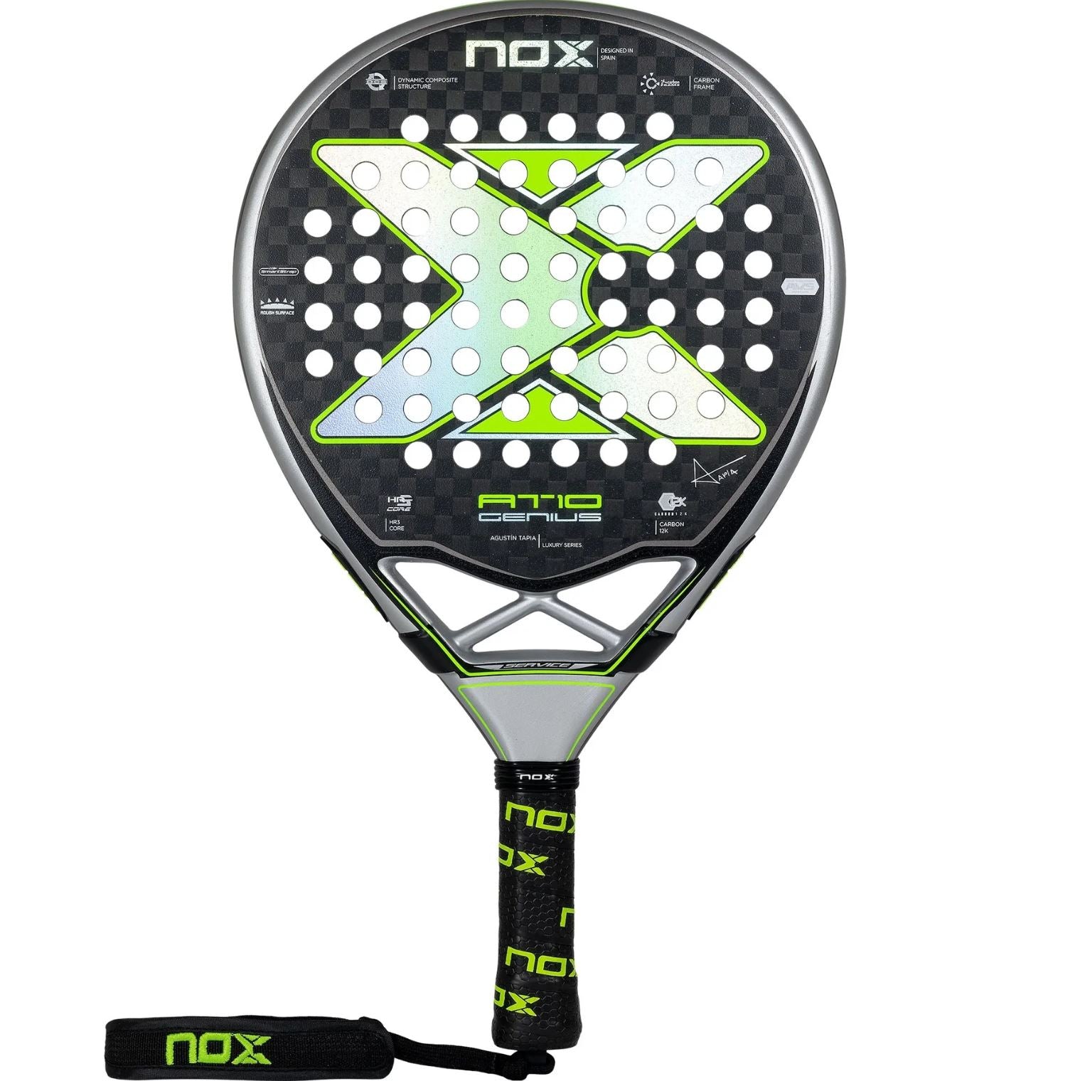 Nox At10 12k Luxury Genius Arena Padelbat By Agustín Tapia