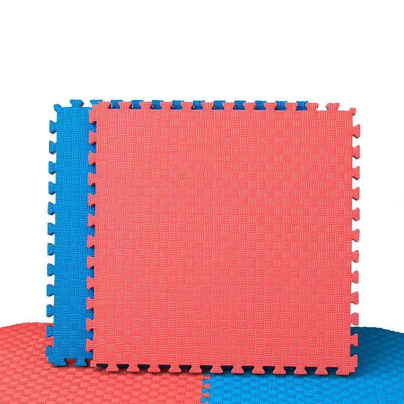 Odin Floor Guards Fitnessgulv 1000x1000x40 Mm Rød Blå