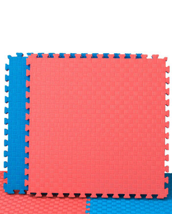 Odin Floor Guards Fitnessgulv 1000x1000x20 Mm Rød Blå