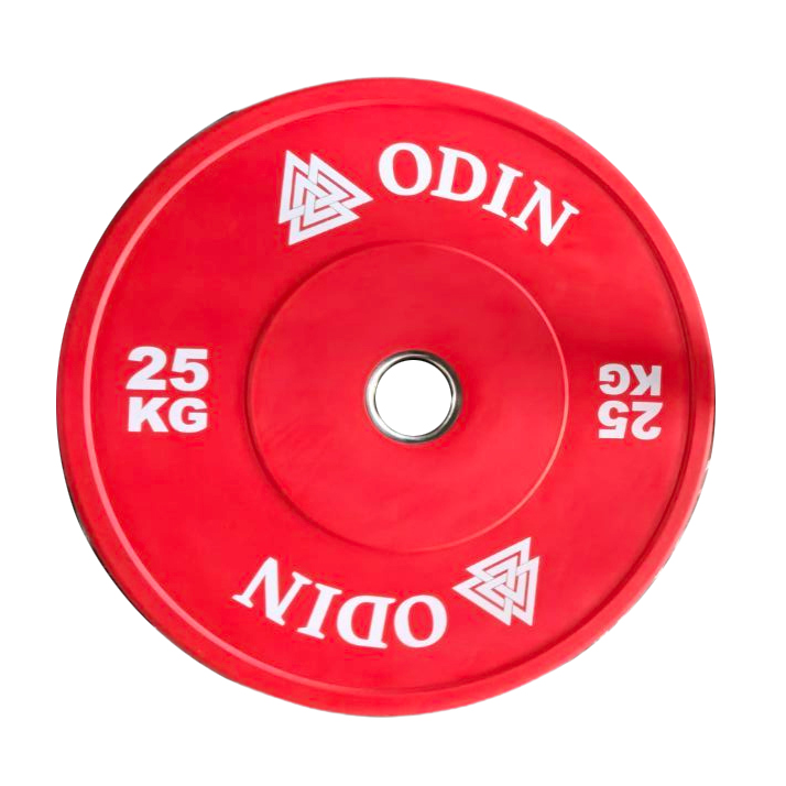 Odin Olympic Farvet Bumper Vægtskive 25kg Stk