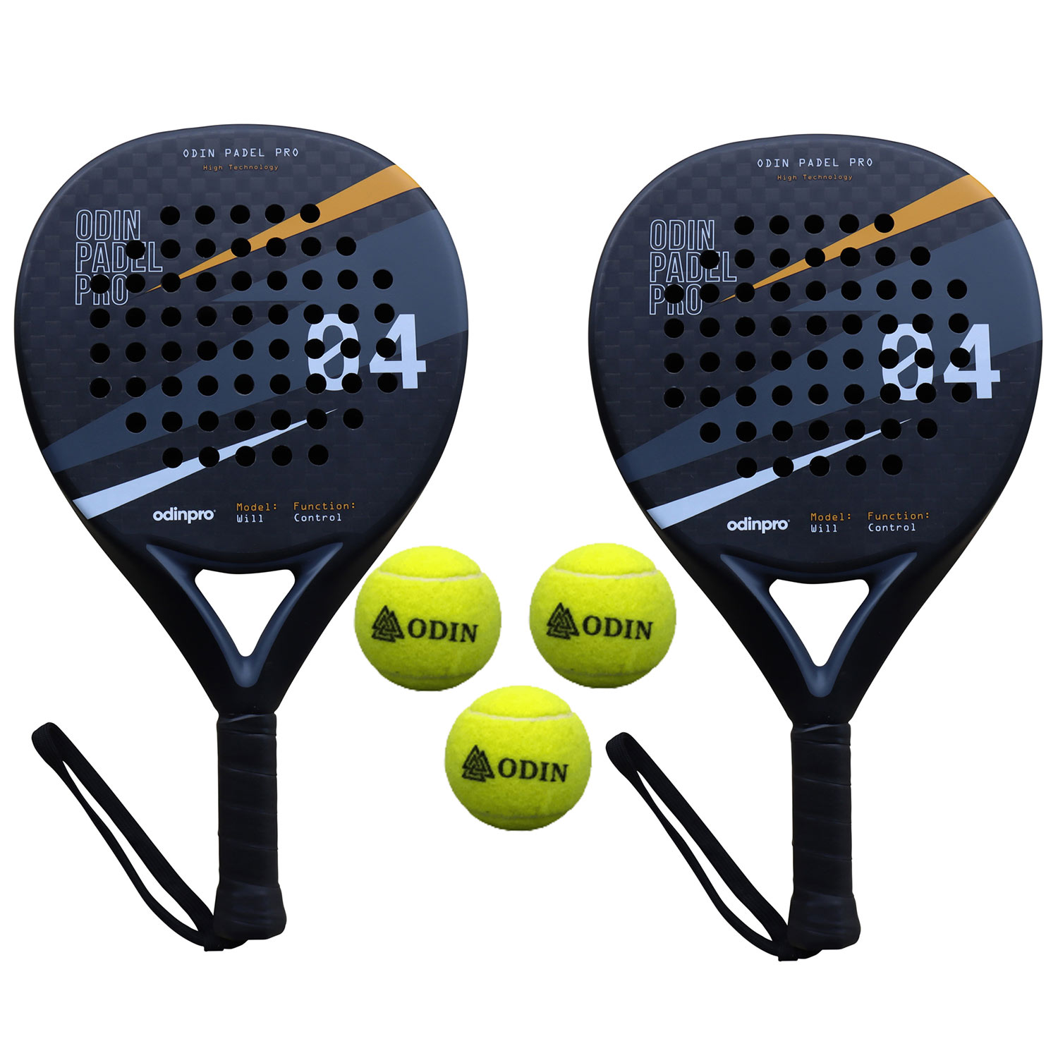 Odin Padel Pakketilbud Odin Padel Will Control 12k Expert Odin Padel Bolde Stk