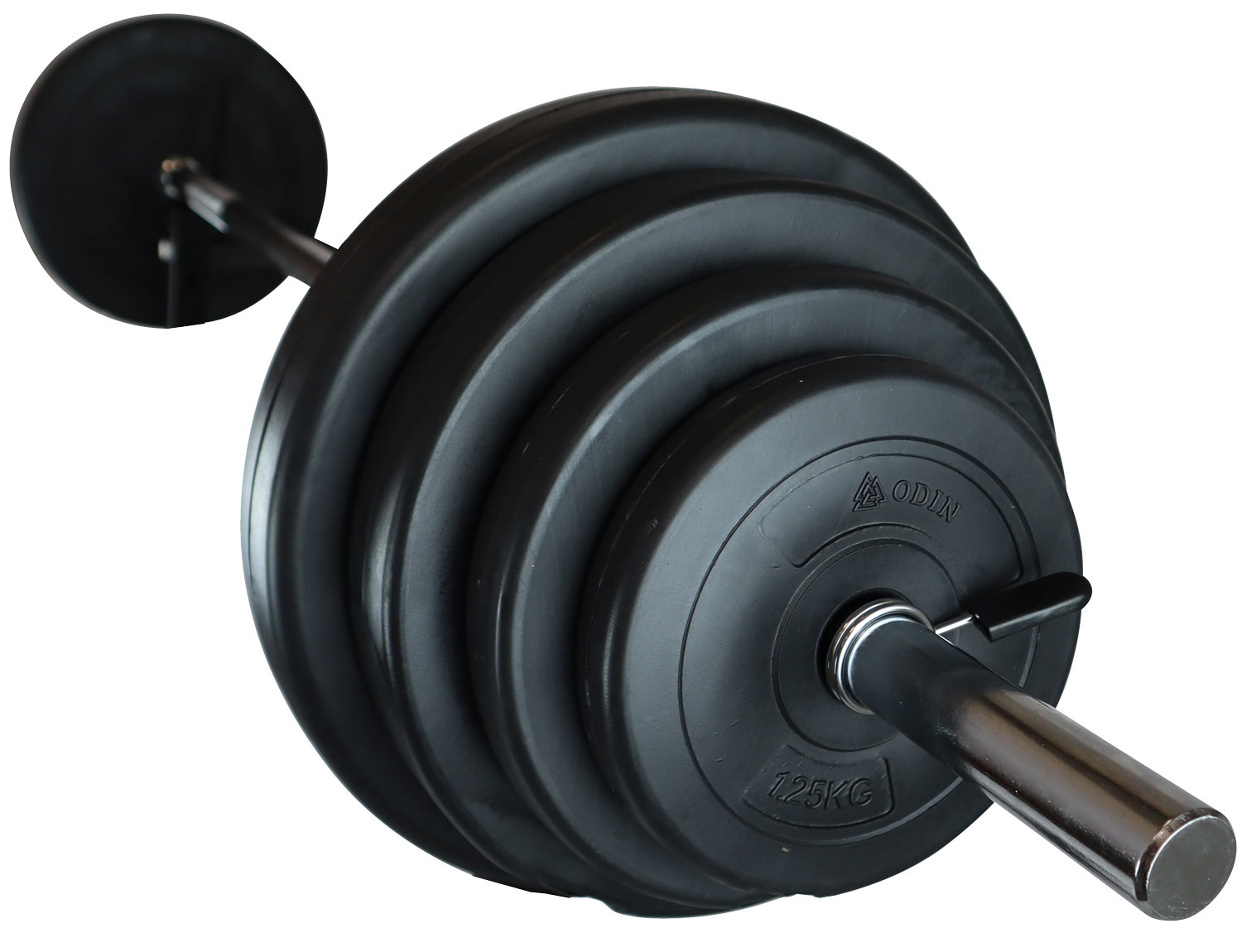 Odin Vægtstang 120 Cm 30mm Inkl Vægtskiver 45 5kg