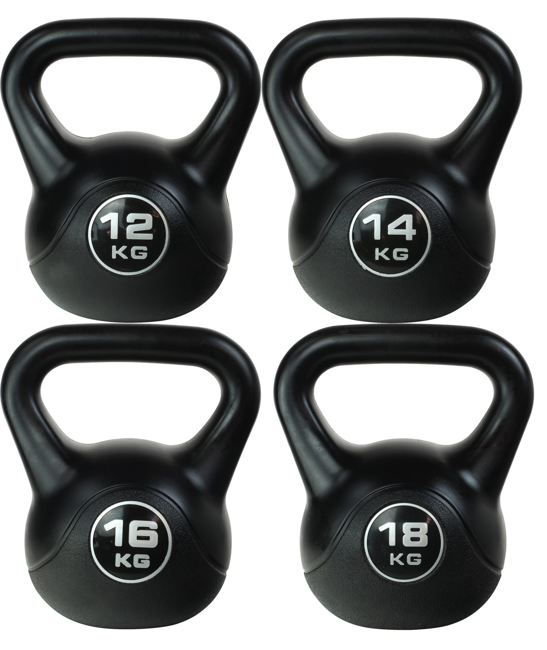 Odin Vinyl Kettlebell Pakketilbud 12 14 16 18kg