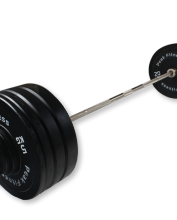 Peak Fitness Bumper Vægtsæt  128 Kg