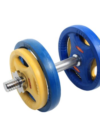 Peak Fitness Justerbar  Håndvægt 30 Mm Gummi 10 Kg