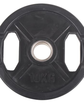 Peak Fitness  50 Mm Vægtskive   Gummi 10 Kg Sort