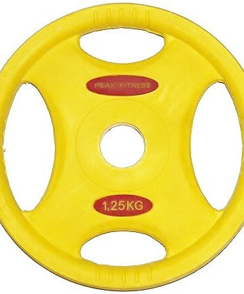 Peak Fitness Vægtskive  30mm Gummi   25 Kg