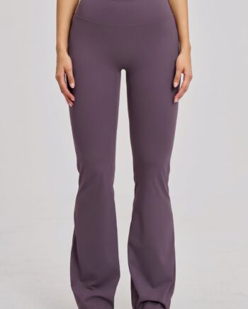 Pureline Flare Tights   Eggplant Small   Eggplant