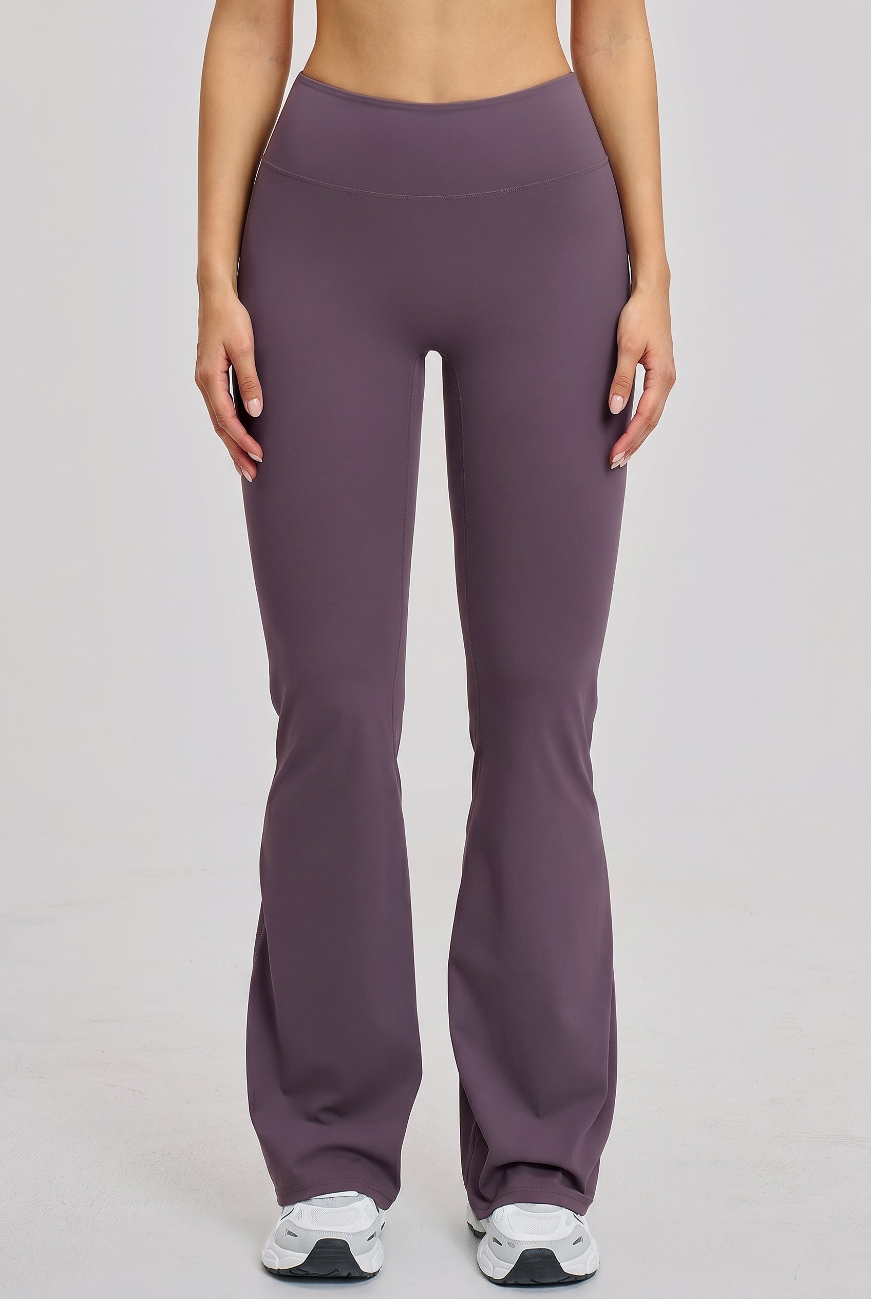 Pureline Flare Tights Eggplant Small Eggplant
