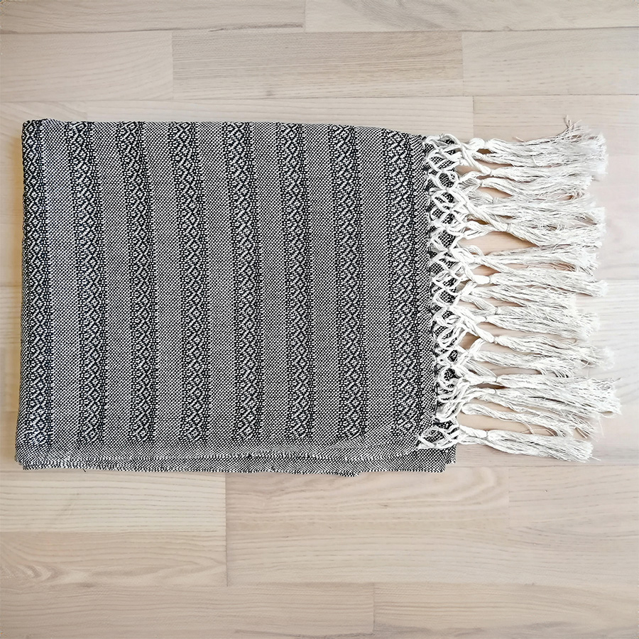 Rebozo Tørklæde Emma Sort