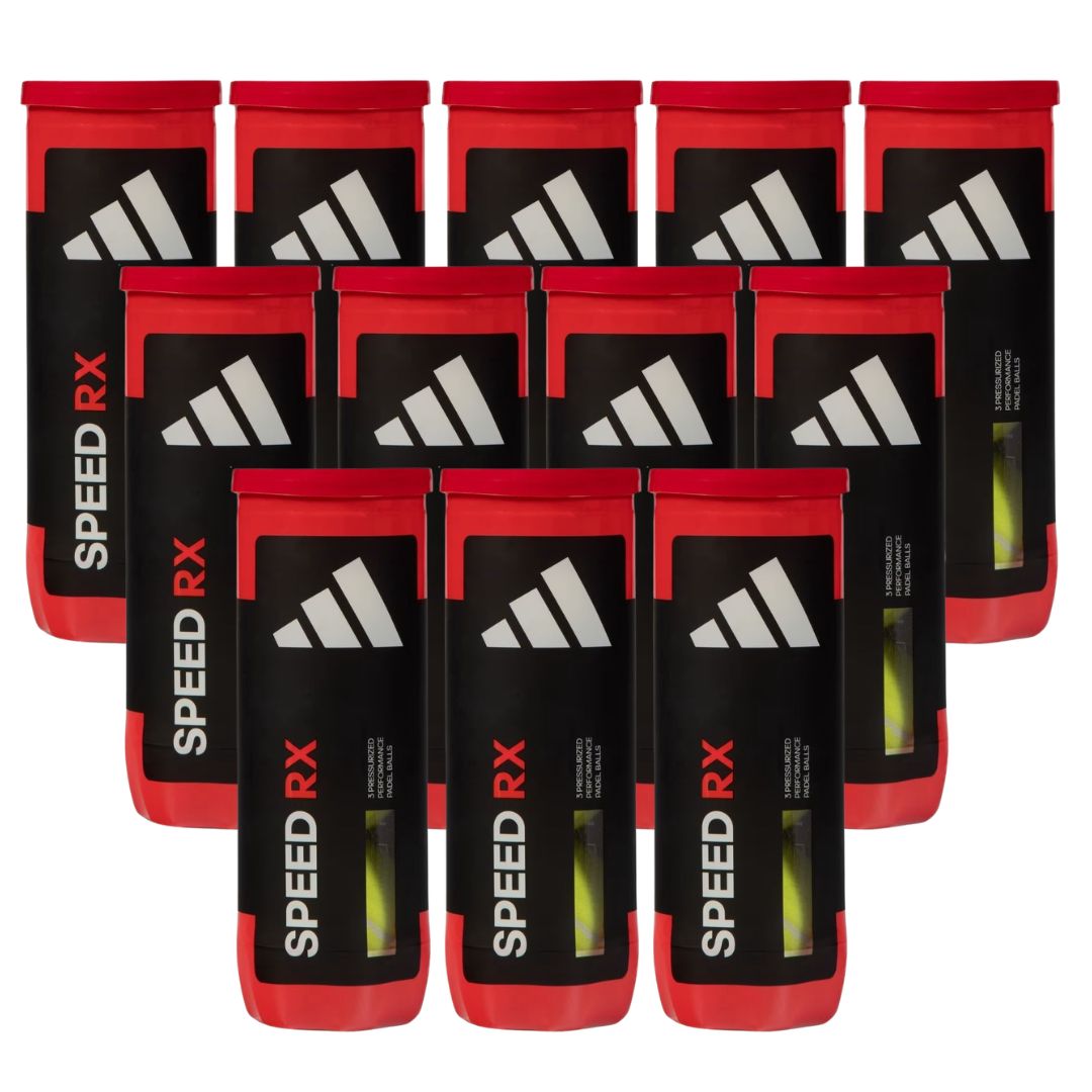 12 Rør Adidas Rx Speed Padelbolde