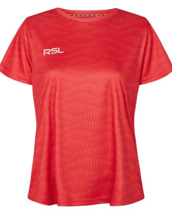 Rsl Kate Women  -shirt Red Gold