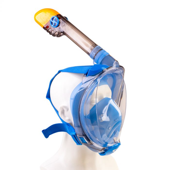 Snorkelmaske Fullface Sort Blå