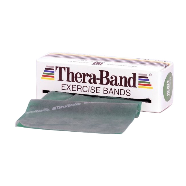 Thera-band Træningselastik Bånd Level   Hård Grøn 45 5m