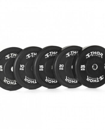 Thor Fitness Sorte Bumper Vægtskiver 25kg   50mm    Stk