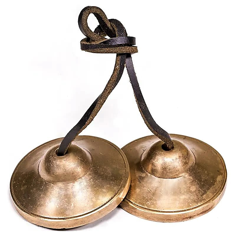 Tingsha Klokke Messing Plain