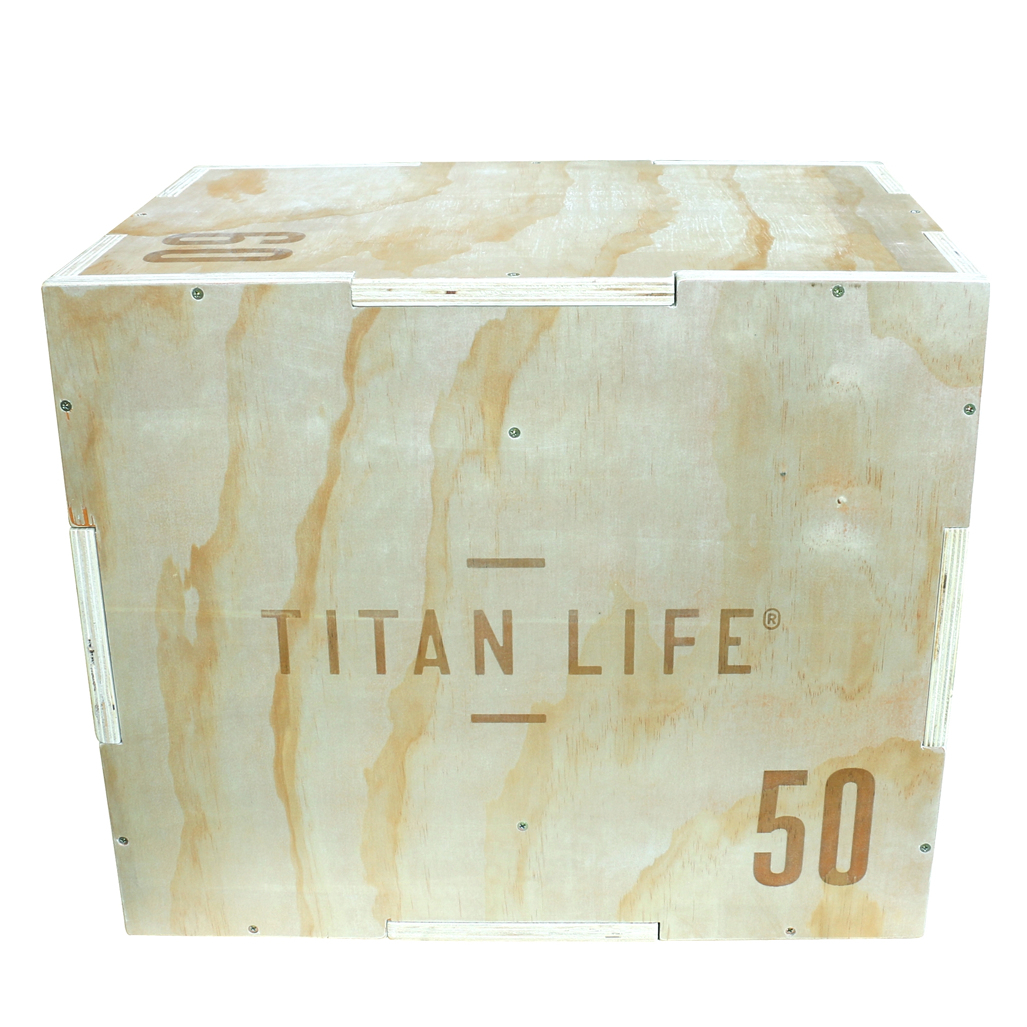 Titan Life Plyo Boxes Wooden -in- 40cm 50cm 60cm